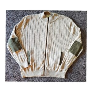 Orvis merino wool cardigan/sweater /zip up